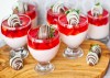 White Chocolate Mousse with Strawberry Sauce Recipe