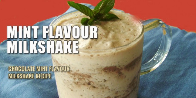 Chocolate Mint Flavor milk