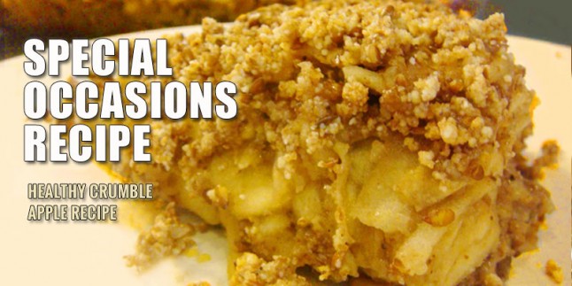 Healthy Crumble Apple