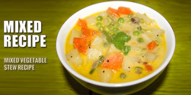 Mixed vegetable stew recipe