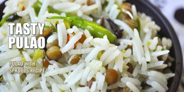 Pulao with Sprouts recipe