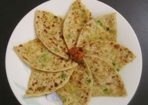 Tasty Aloo Matar Paratha Recipe