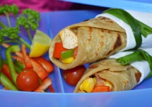 Yummy Stuffed Corn and Capsicum Wrap Recipe