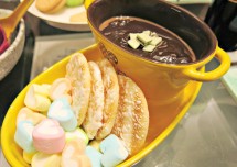 Creamy Caramel Chocolate Fondue Recipe
