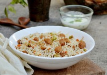 Healthy Soya Chunks Pulao Recipe