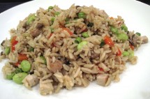 Indo- Chinese Style Mushroom Fried Rice Recipe