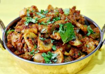 Mushroom Pepper Fry Recipe