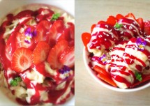 Quick Strawberry and Chocolate Sundae