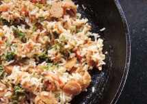 Soya Granule and Vegetable Pulao Recipe 