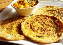 Spring Onion Stuffed Paratha Recipe