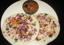 Onion and Tomato Uttapam Recipe