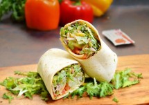 Whole Wheat Veggies Wrap Recipe