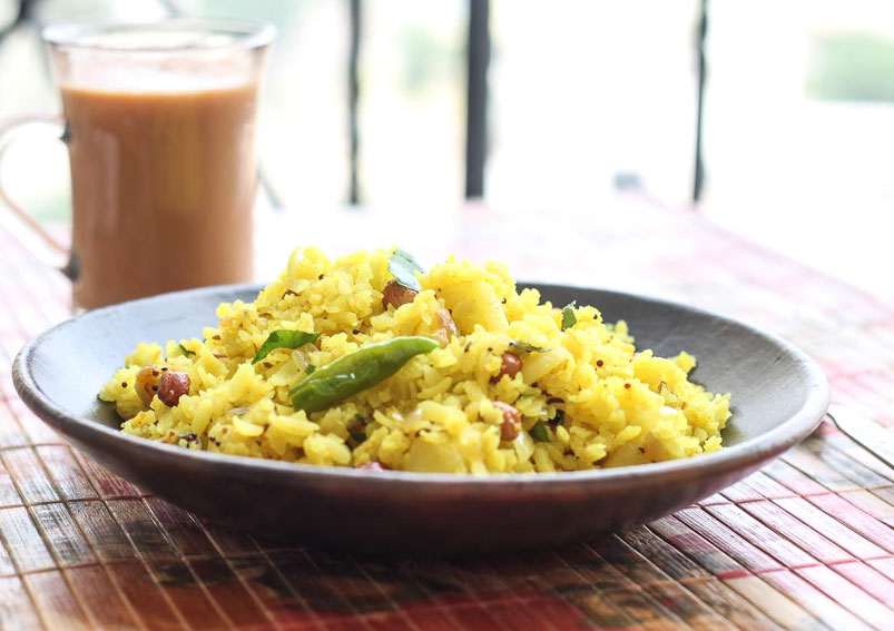 Aloo-Onion Poha