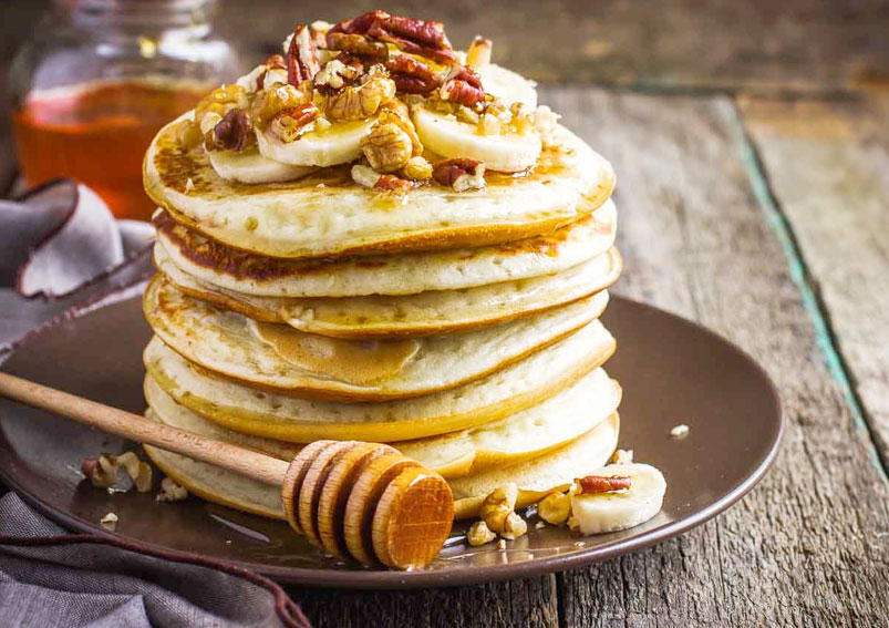 Tasty Apple- Honey Pancake Recipe