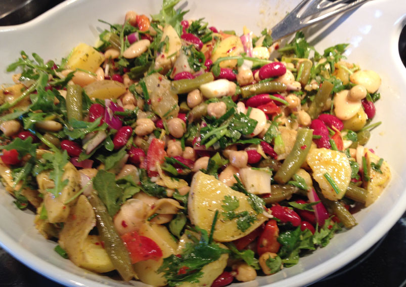 Healthy Four Bean Salad Recipe 