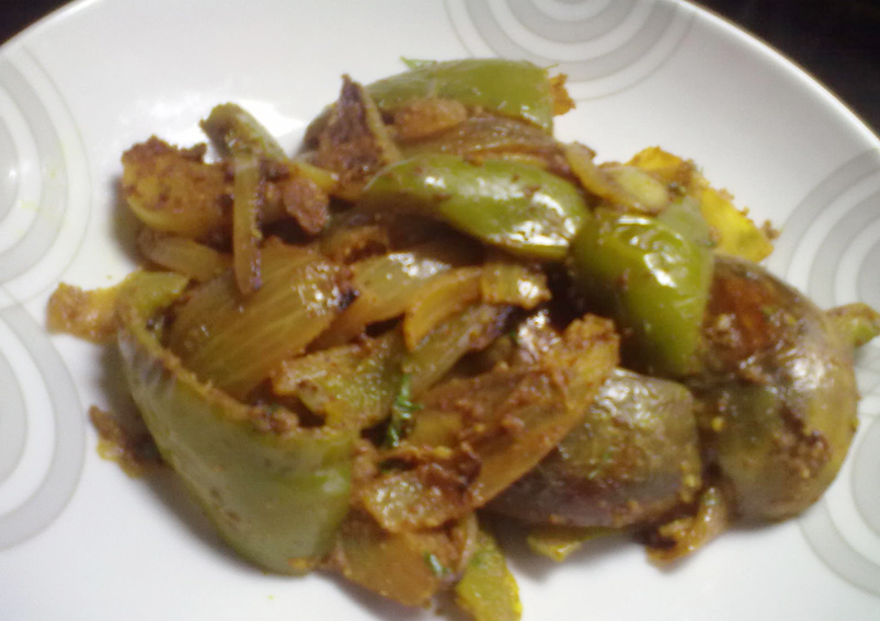 Tasty Capsicum Poriyal Recipe