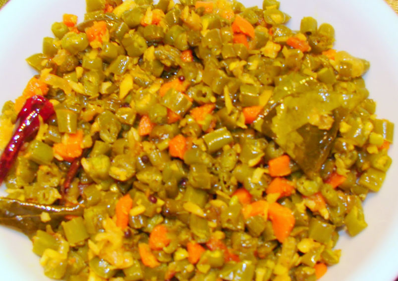 Stir Fried Carrot and Green Beans Recipe