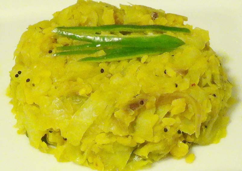 Cabbage and Chana Dal Sabzi Recipe