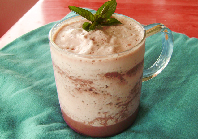 Chocolate Mint flavour Milkshake Recipe