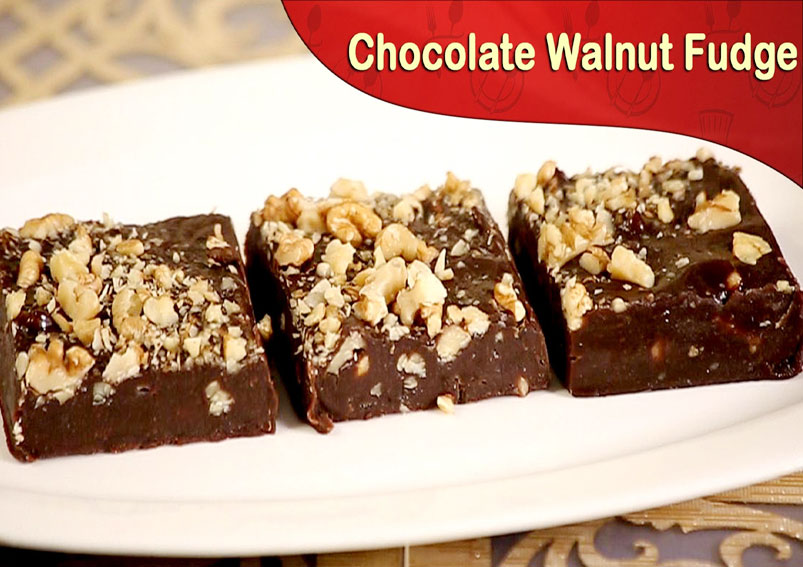 Yummy Chocolate Walnut Fudge Recipe