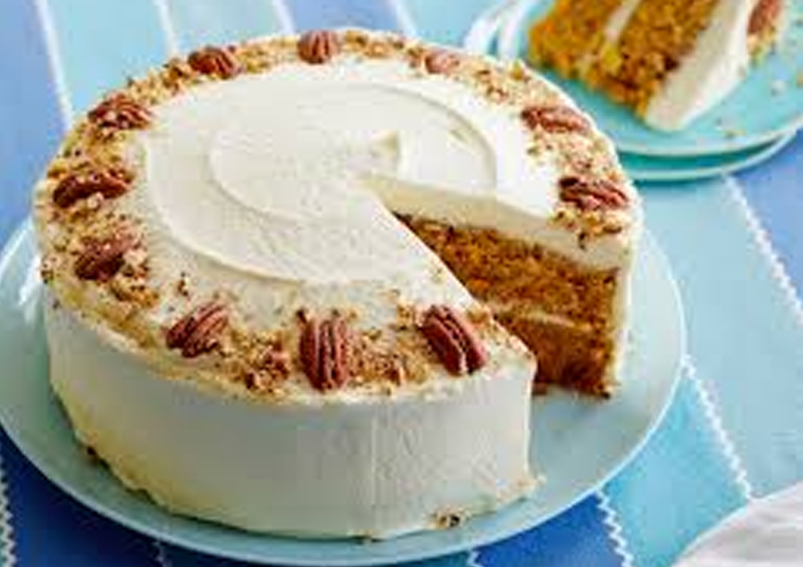 Coconut Carrot Cheese Cake Recipe