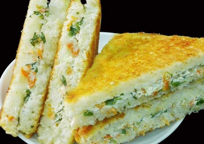 Easy Curd Sandwich Recipe