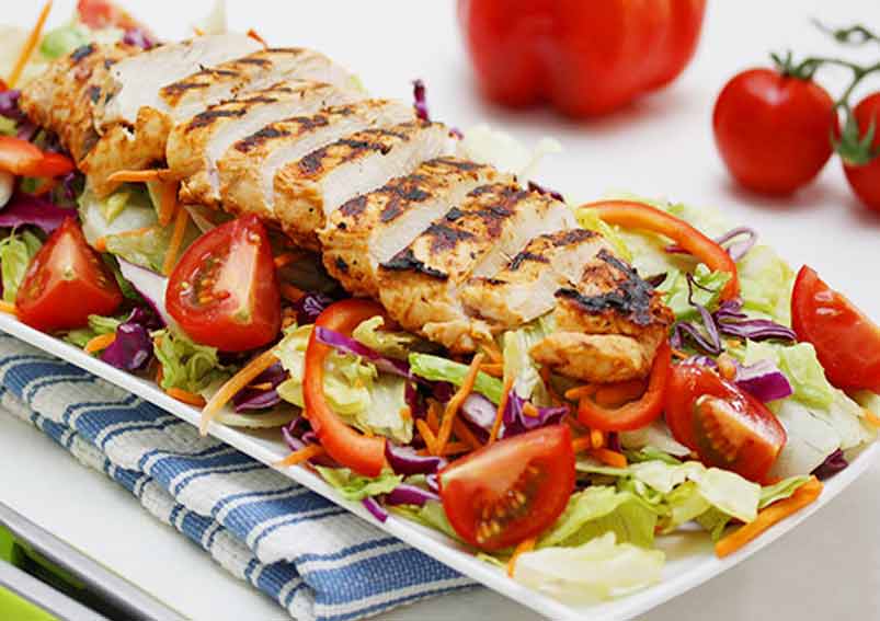 Grilled Chicken Salad Recipe| Yummyfoodrecipes.in