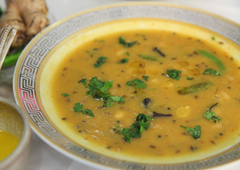 Gujarati Khatti Meethi Dal Recipe