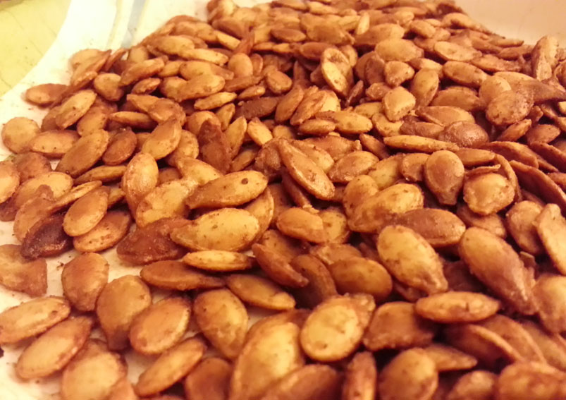 Halloween Roasted Pumpkin Seeds Recipe