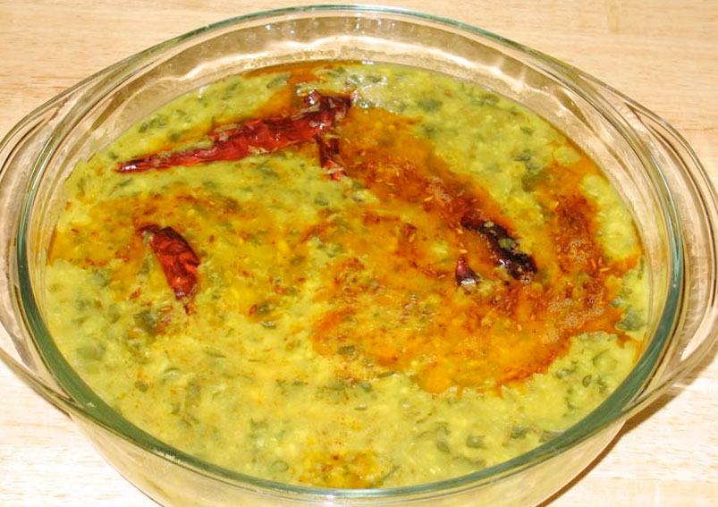 Healthy Moong Dal with Spinach