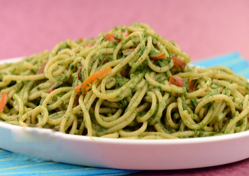 Healthy Spinach Noodles Recipe