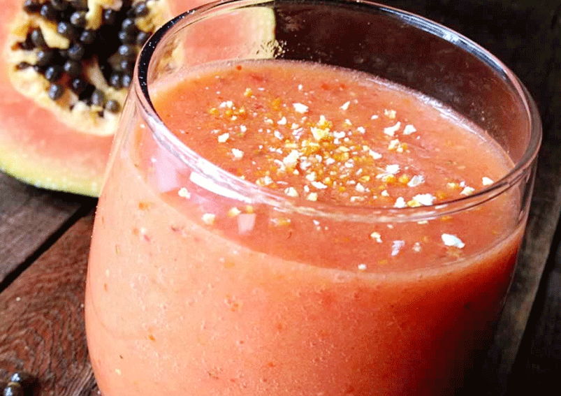 Healthy and Easy Papaya Smoothie 