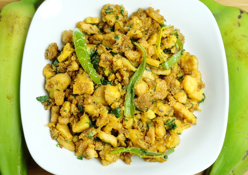 How to Make Raw Banana Sabzi Recipe