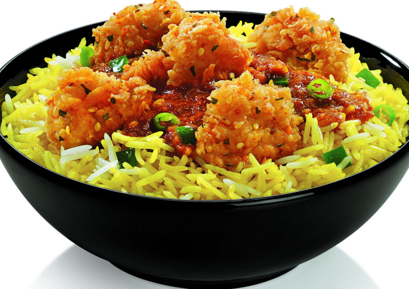 KFC Veg Rice Bowl Recipe