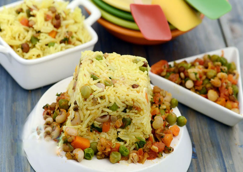 Mixed Sprouts Rice Recipe