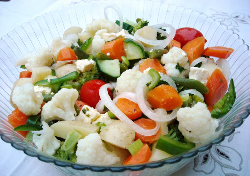 Mixed Vegetable Salad Recipe