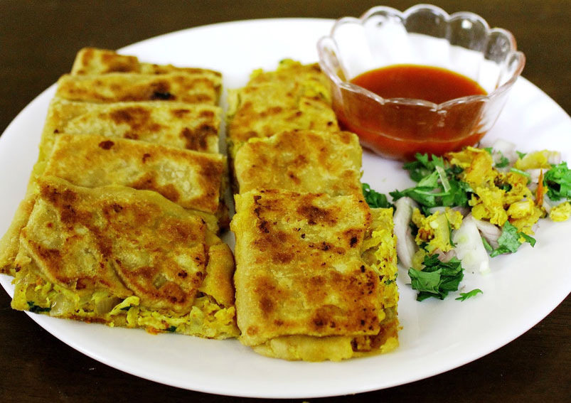 Homemade Mughlai Paratha Recipe