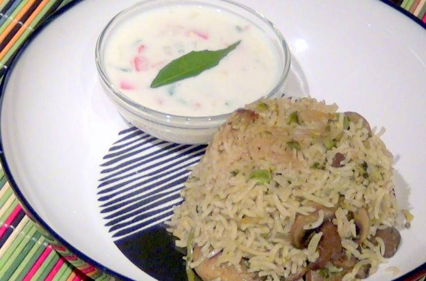Tasty and Yummy Mushroom Pulao Recipe