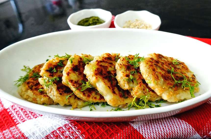 Healthy Oats and Cauliflower Tikki Recipe