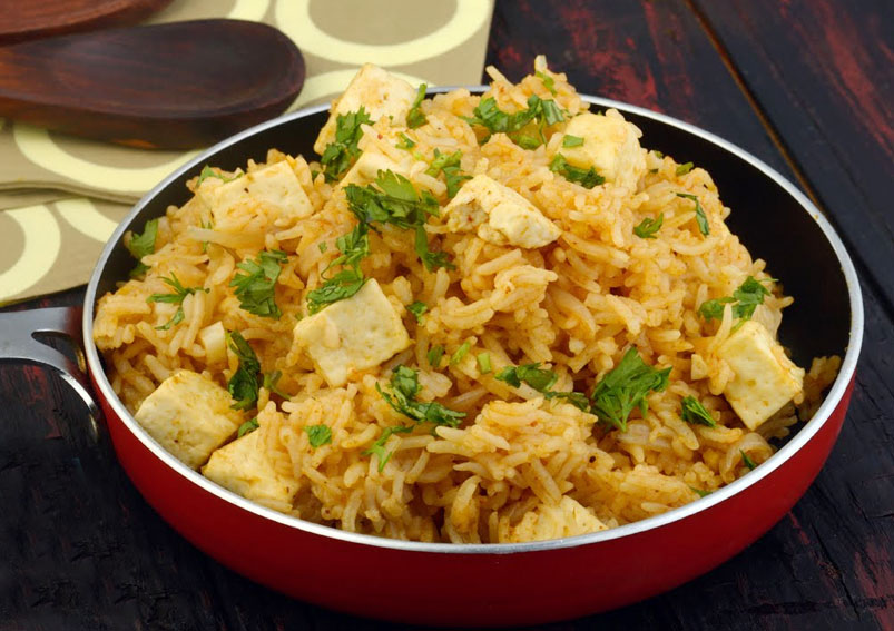 Easy and Tasty Paneer Matar Biryani Recipe