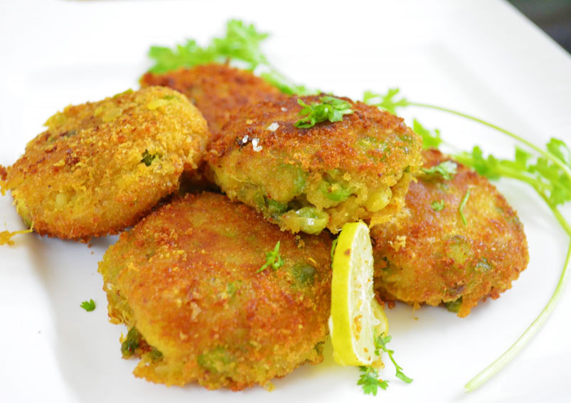 Raw Banana Potato Cutlets Recipe