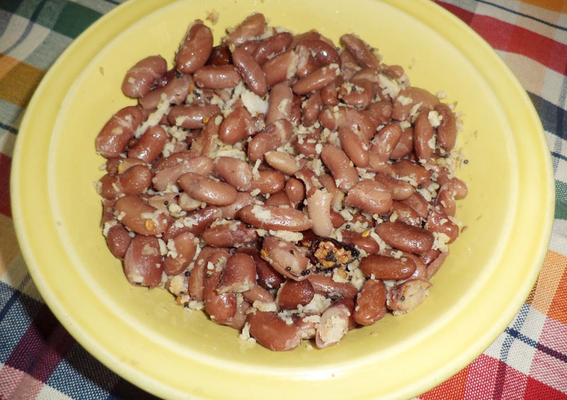South Indian Rajma Sundal Recipe – Kidney Beans
