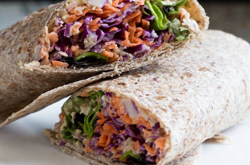 Healthy Mixed Sprouts Wrap Recipe