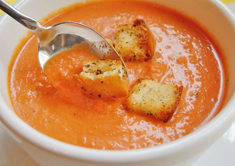 Tangy and Sweet Carrot Tomato Soup Recipe