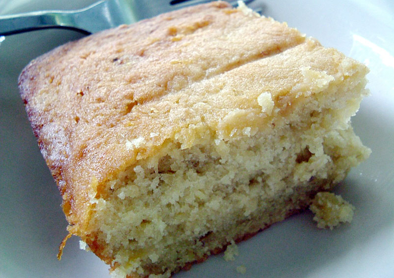 Tasty Butterscotch Banana Cake Recipe