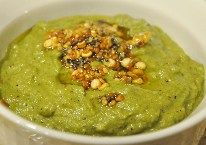 Tasty Coriander Chutney Preparation