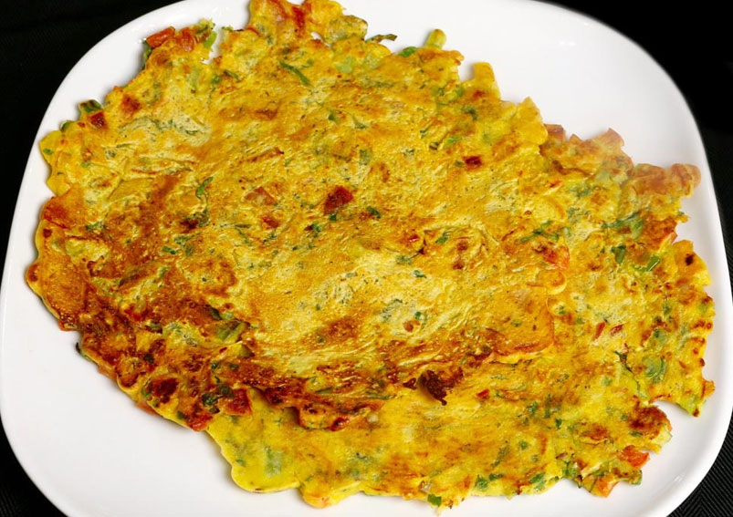 Tasty Eggless Omelet Recipe