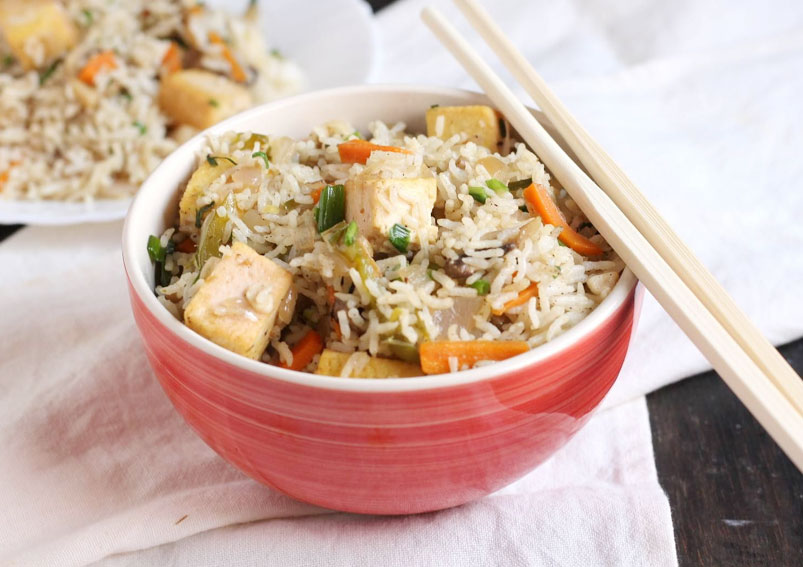 Easy Tofu Fried Rice Recipe