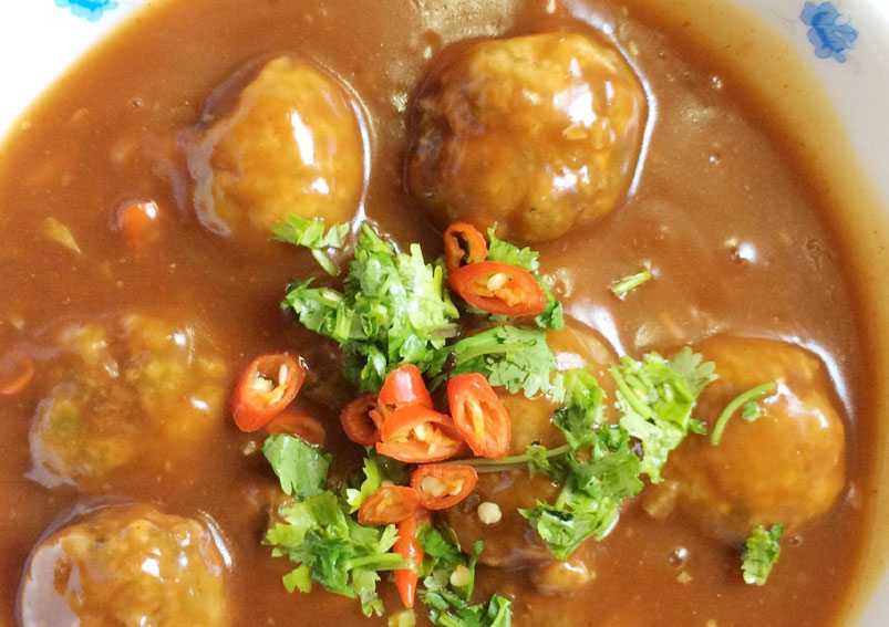 Vegetable Balls in Tomato Sauce Recipe