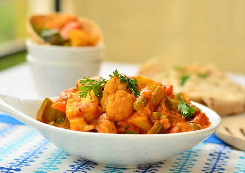 Tasty Vegetable Jalfrezi Recipe
